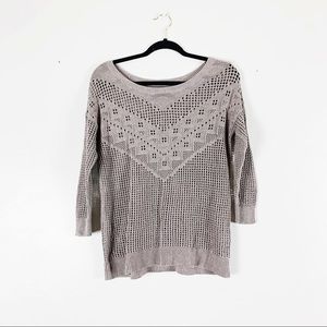 AMERICAN EAGLE Perforated Sweater Size M